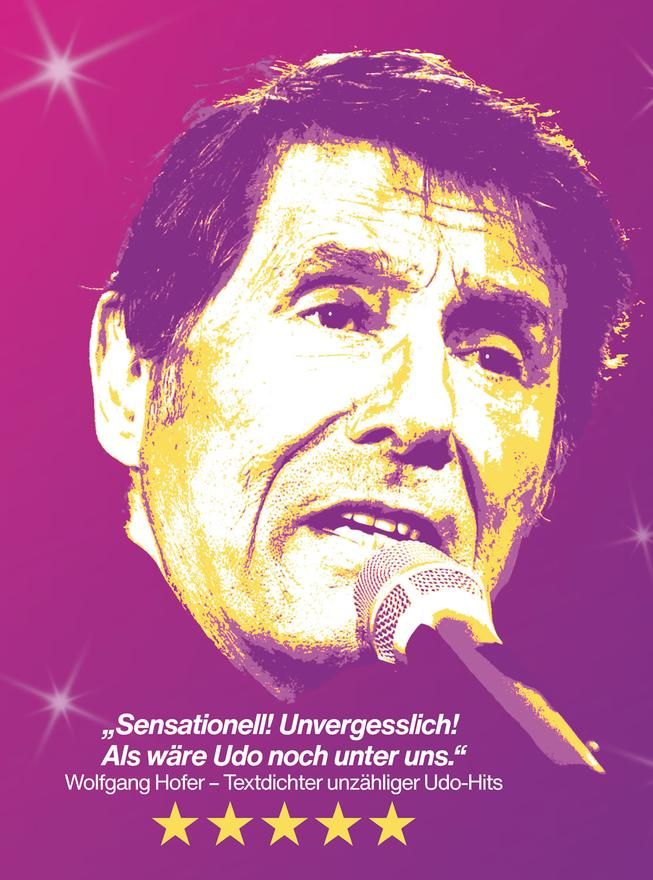 Plakatankündigung Udo Jürgens forever! Die Show.