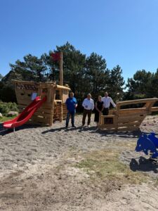 Eröffnung des Spielplatzes in Rantum