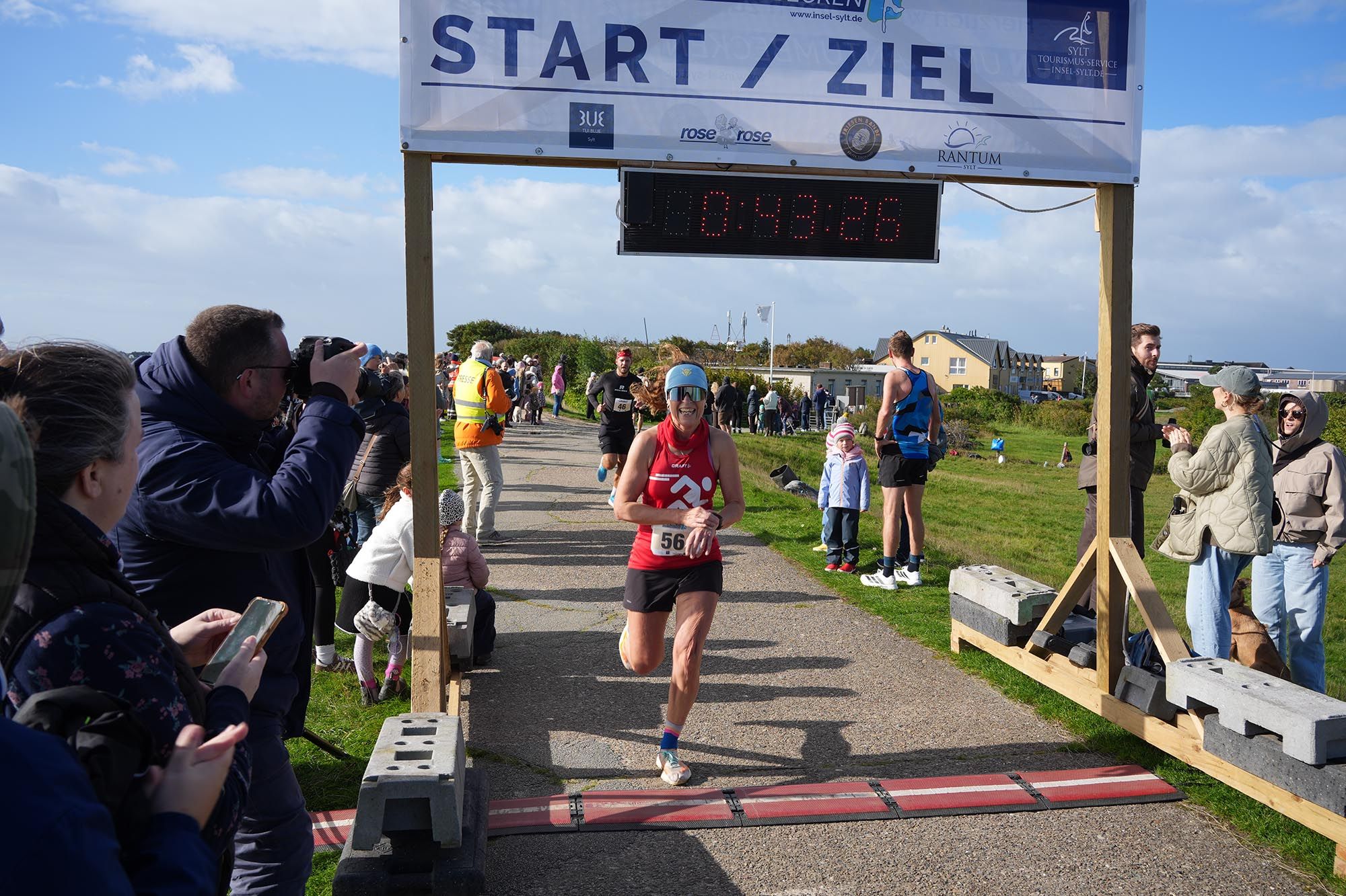 Läufer beim Run ums Rantumbecken 2026