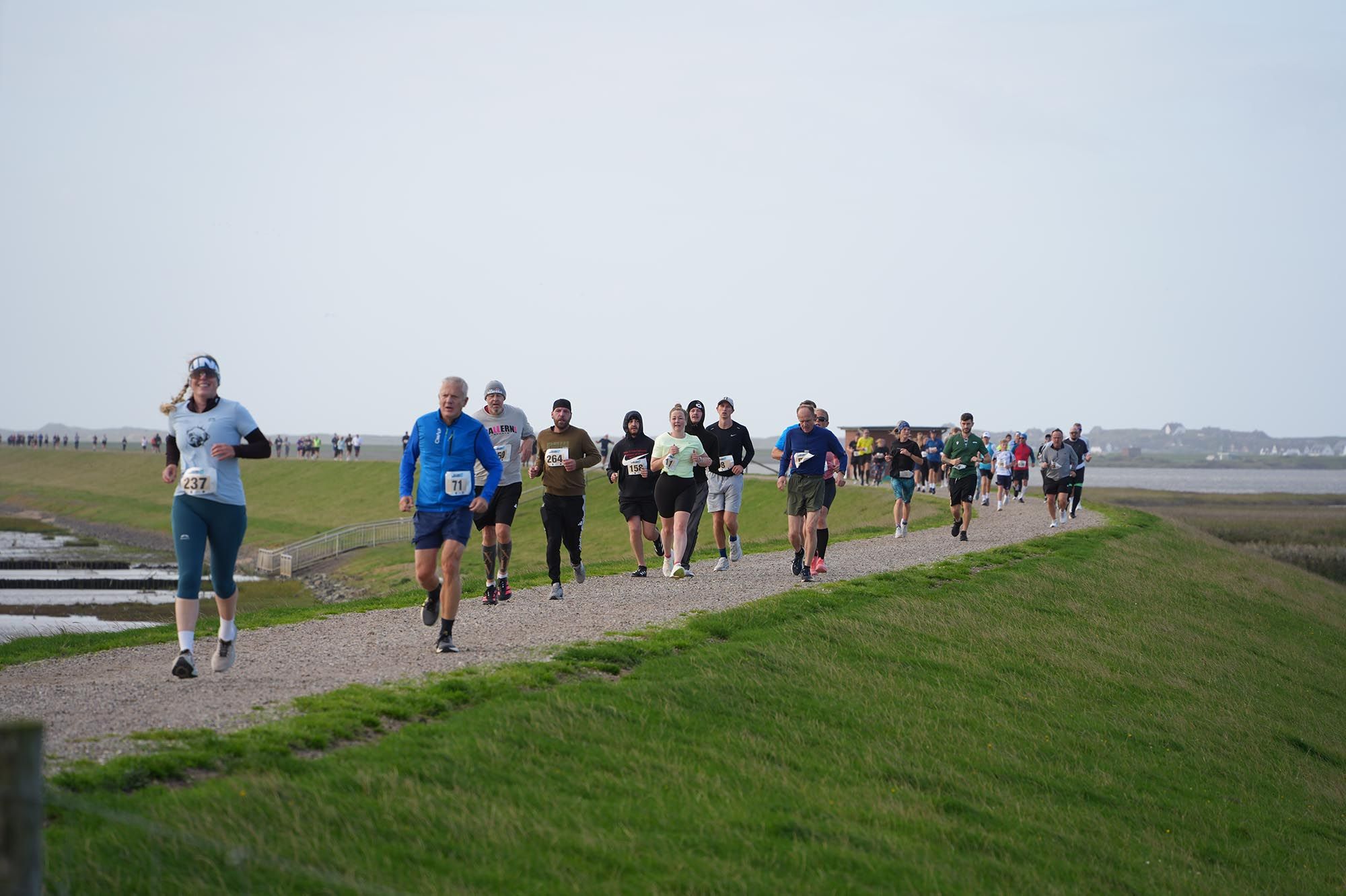 Läufer beim Run ums Rantumbecken 2026